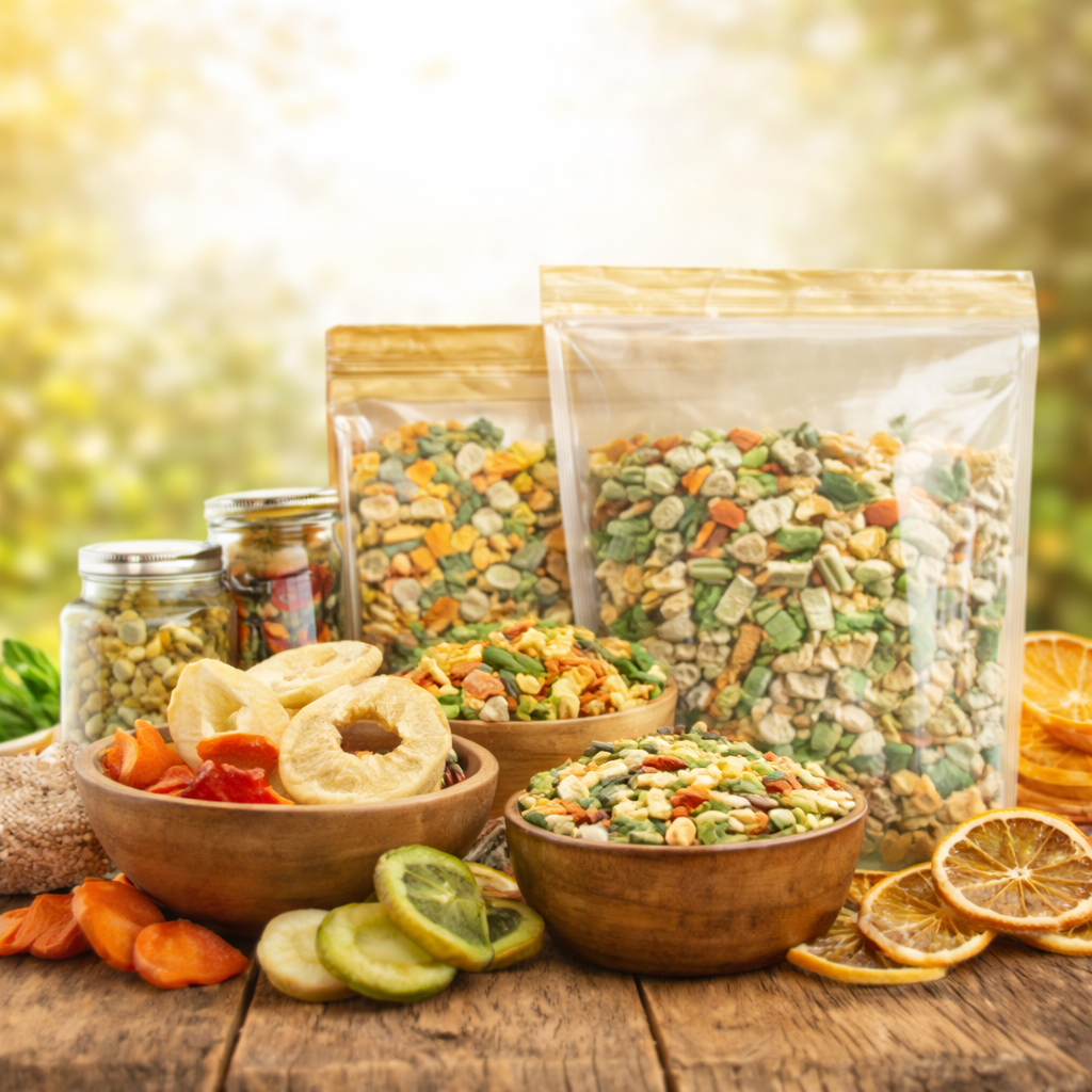 Mixed dehydrated products